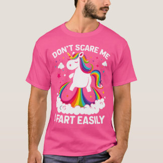 Camiseta No me asustes, me fastidio fácilmente con unicorni