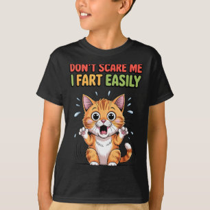 Camiseta No me asustes me pongo a pe...r fácilmente gato as