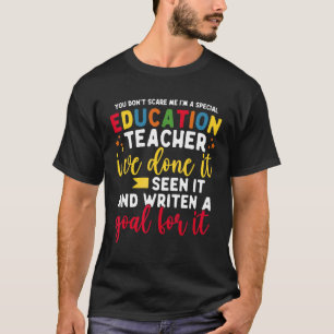Camiseta No me asustes, soy profesor de educación especial