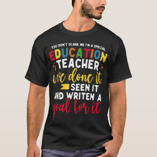Camiseta No me asustes, soy profesor de educación especial
