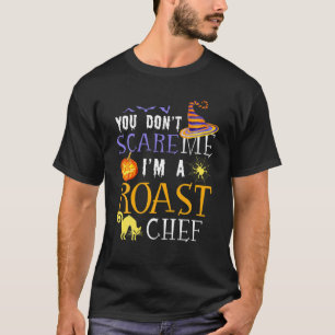 Camiseta No me asustes, soy un funn de Halloween de Chef as