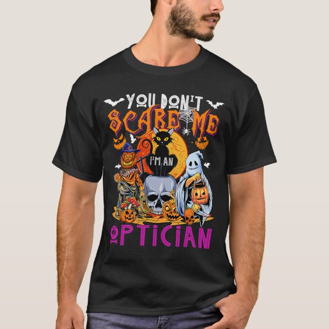 Camiseta No me asustes, soy un horro óptico de Halloween (Anverso)
