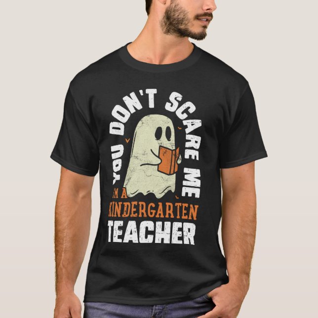 Camiseta No me asustes, soy un profesor de guardería prek (Anverso)