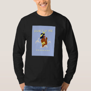 Camiseta No me at Me Chica Negra Lujo Marrón Playa Verano F
