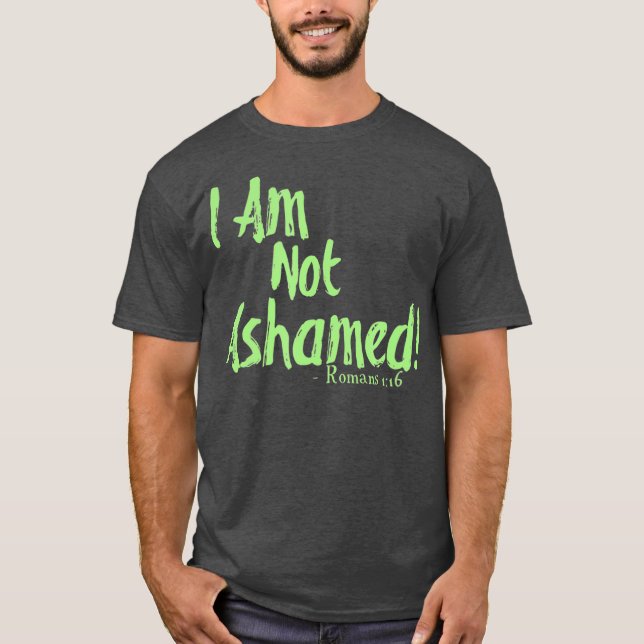 Camiseta No Me Avergonza El Evangelio Romano 116 Tee (Anverso)