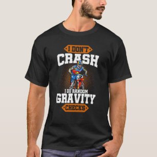 Camiseta No me caigo, hago cruz de gravedad aleatoria