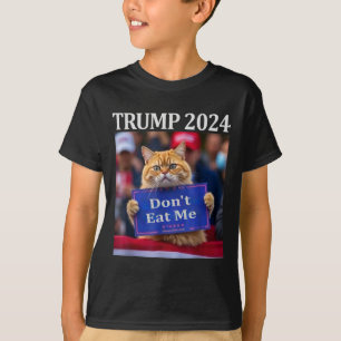 Camiseta No me comas gatos para Trump 2024
