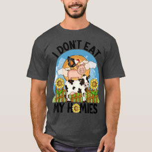 Camiseta No me como a mis casas Vegan Lover S Animals Funny