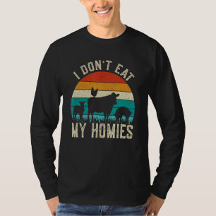 Camiseta No me como el vegetarianismo de mi casa