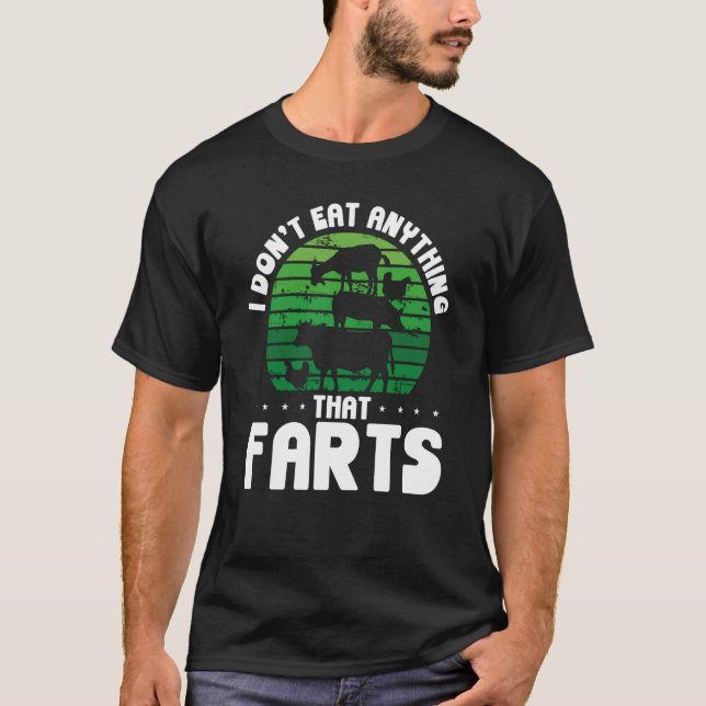 Camiseta No me como nada que engañe al vegetarianismo (Anverso)