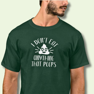 Camiseta No me como nada que pueda, de los hombres veganos