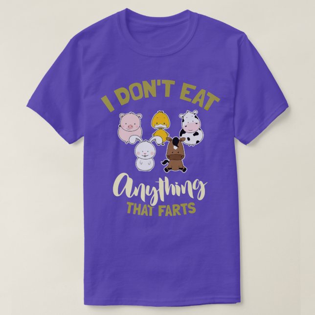 Camiseta No me como nada que se burle de la divertida Veget (Diseño del anverso)