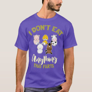 Camiseta No me como nada que se burle de la divertida Veget