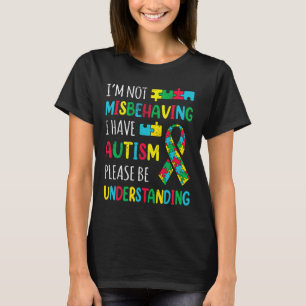Camiseta No Me Comporté Mal Con La Cinta De Concienciación