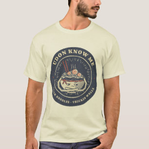 Camiseta No Me Conoces Chef De Udon Gruñón Chiste De Udon D