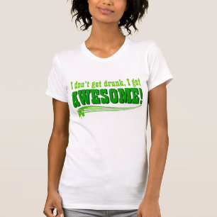Camiseta No me consigo bebido consigo impresionante