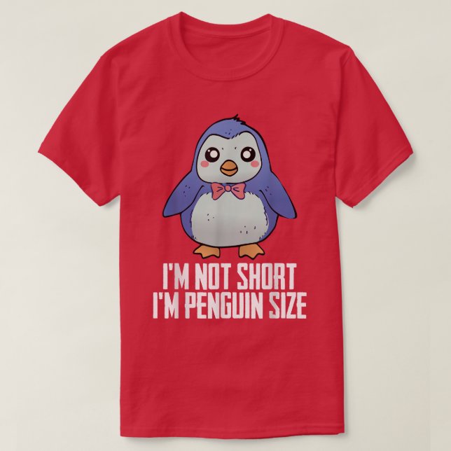 Camiseta No Me Corto El Tamaño Del Pingüino Lazy Halloween  (Diseño del anverso)