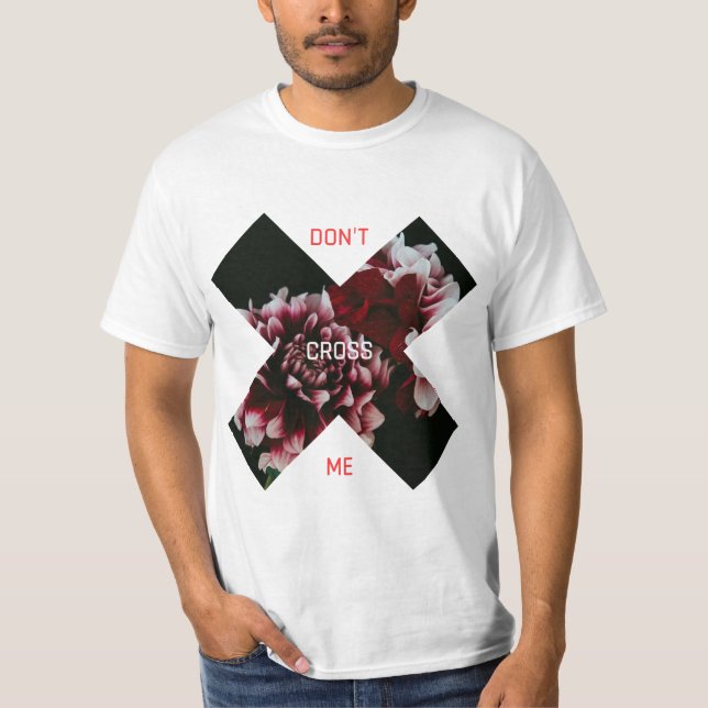 Camiseta no me cruces (Anverso)