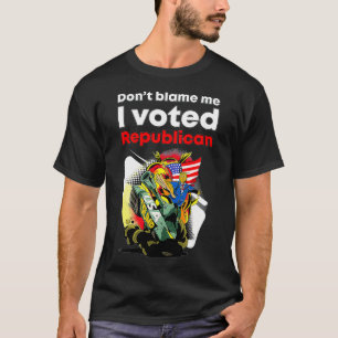 Camiseta No me culpes, he votado el Trump republicano