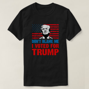 Camiseta No me culpes. He votado por encima de Biden.