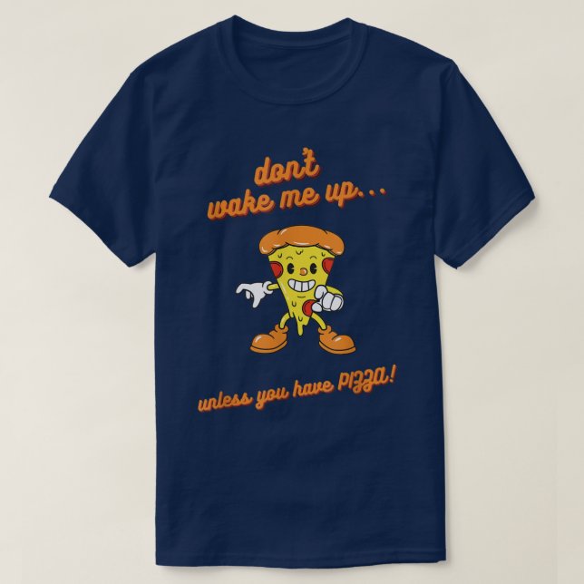 Camiseta No me despierte (Diseño del anverso)
