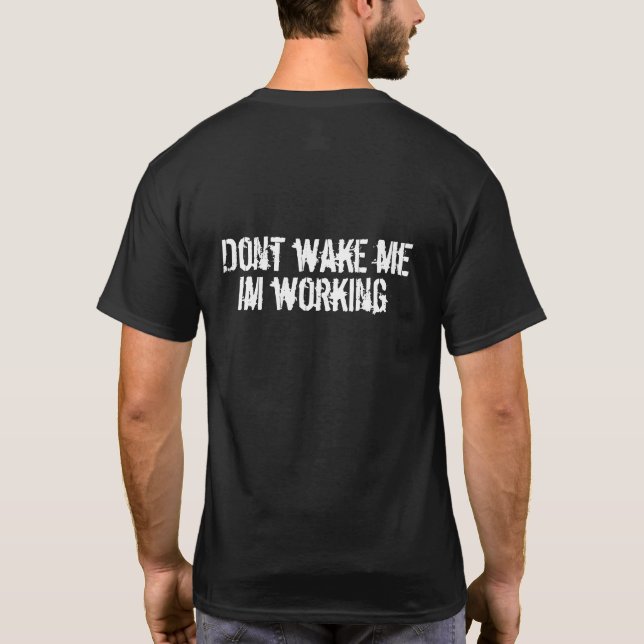 Camiseta No me despierte (Reverso)