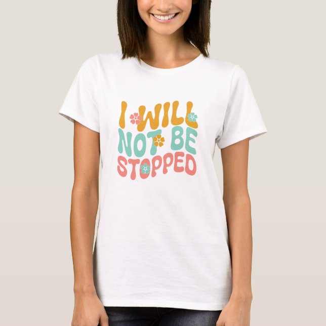 Camiseta No me detendrán (Anverso)