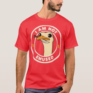 Camiseta No Me Divierte Emú Divertido de Tobe Fonseca