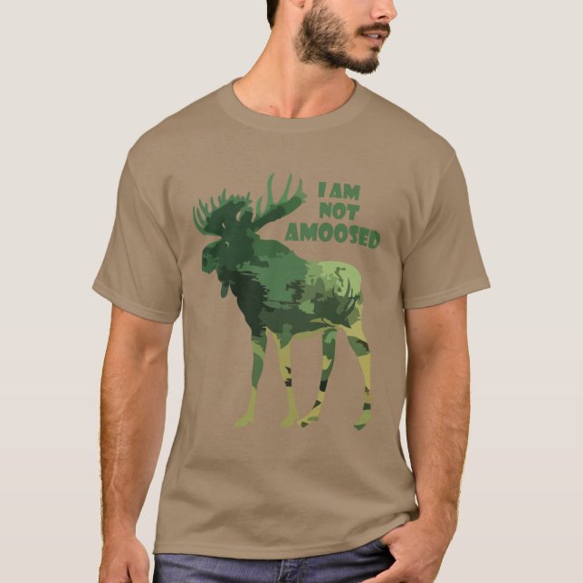 Camiseta No me divierte la cita de Moose (Anverso)