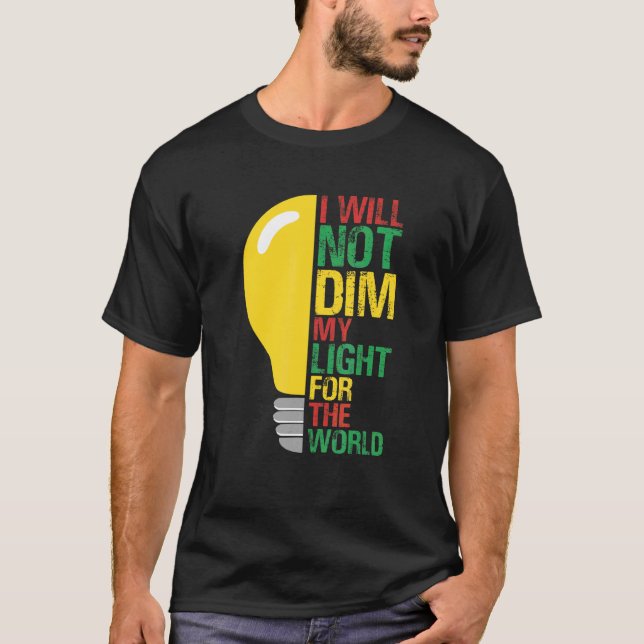 Camiseta No Me Dmintiremos La Luz Por El Mundo Que Motiva A (Anverso)