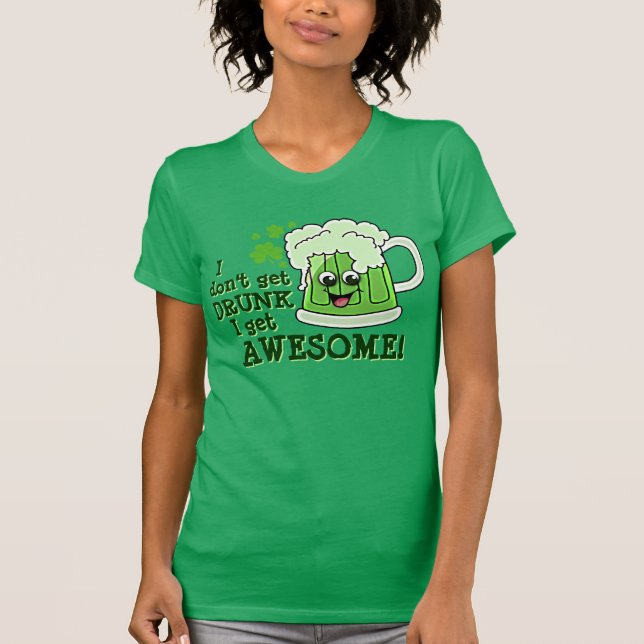 Camiseta No me emborracho, me estoy despierto (Anverso)