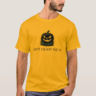 Camiseta No Me Enciendas Calabaza Parodia de la Bandera de