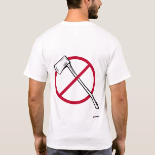 Camiseta ¡No me engañes! Ax y Círculo Rojo - atrás