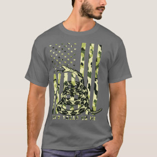 Camiseta No me enseñen la bandera estadounidense de mi camo