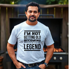 Camiseta No me estoy haciendo viejo, convertirme en un unís