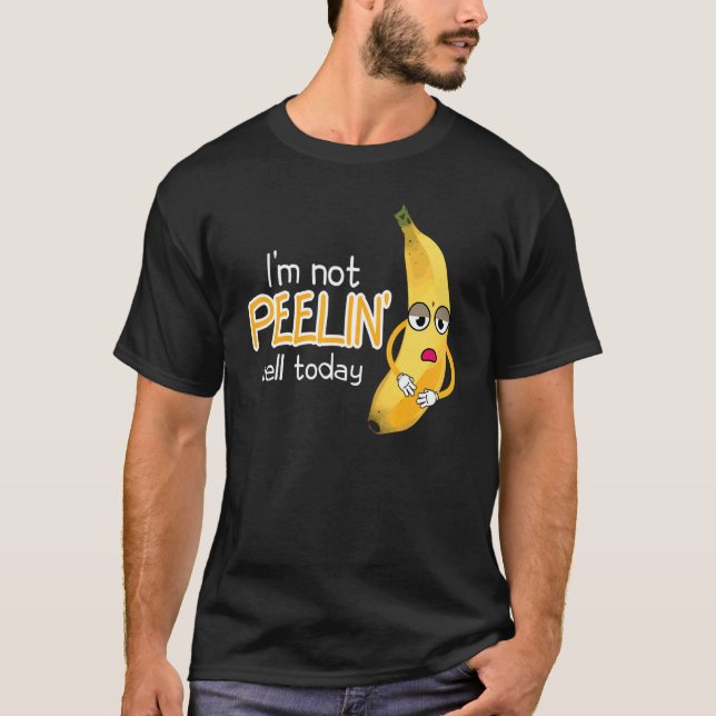 Camiseta No me estoy pelando bien hoy mujeres Banana Amaril (Anverso)