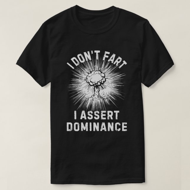 Camiseta No me fastidia, afirmo el dominio (Diseño del anverso)