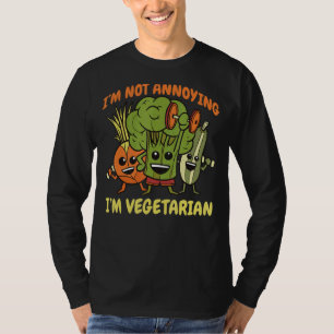 Camiseta No me fastidia que sea el vegetariano Kale Spinach