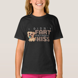 Camiseta No me fastidié con mi culo y te volé un beso div