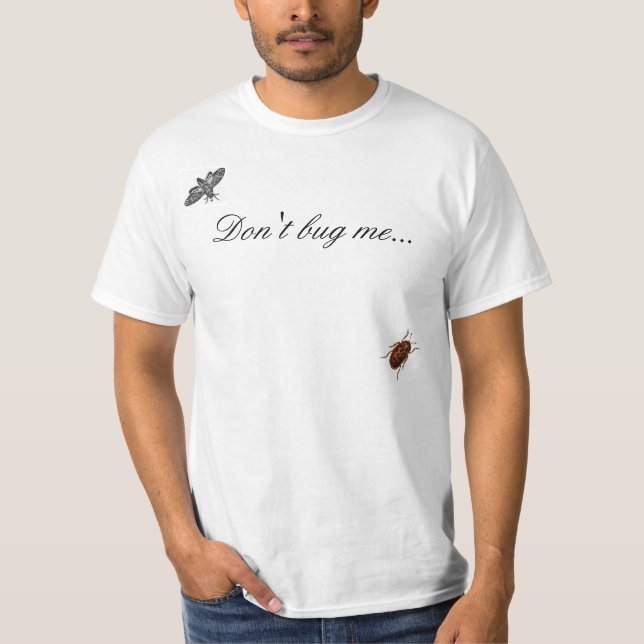 Camiseta "No me fastidie…" Taxonomía de la entomología del (Anverso)