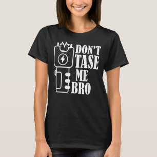Camiseta No me golpees, hermano, pistón eléctrico 1