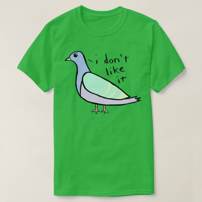 Camiseta No me gusta (Diseño del anverso)