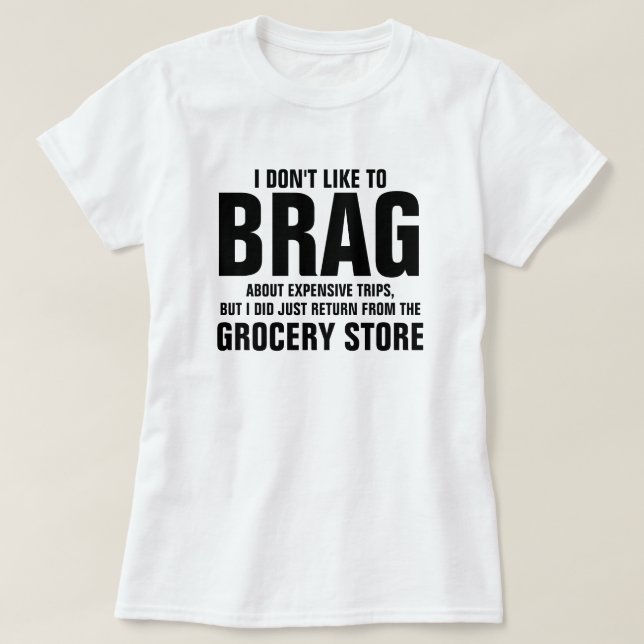 CAMISETA NO ME GUSTA BRAG (Diseño del anverso)