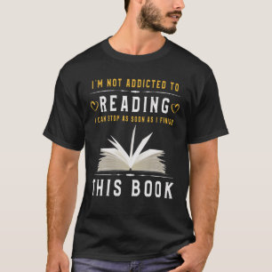 Camiseta No me gusta leer a los amantes de los libros graci