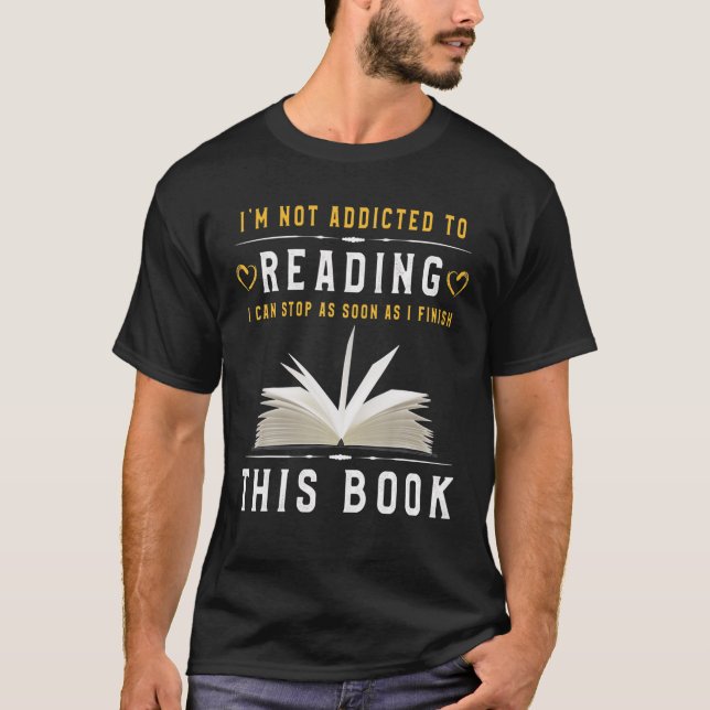 Camiseta No me gusta leer a los amantes de los libros graci (Anverso)