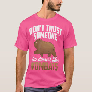 Camiseta No Me Gusta Wombat Australia Marsupial