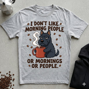 Camiseta No Me Gustan Las Mañanas Ni La Gente Malhumorada S