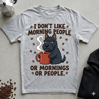 Camiseta No Me Gustan Las Mañanas Ni La Gente Malhumorada S