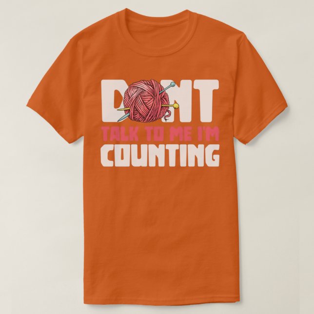 Camiseta No Me Hablen, Estoy Contando A Seamstress (Diseño del anverso)