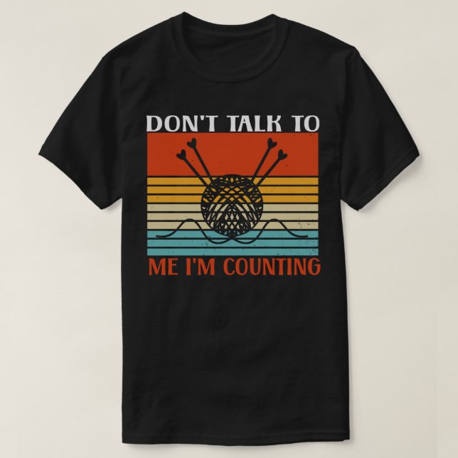 Camiseta No Me Hablen, Estoy Contando El Viejo Atardecer Re (Diseño del anverso)